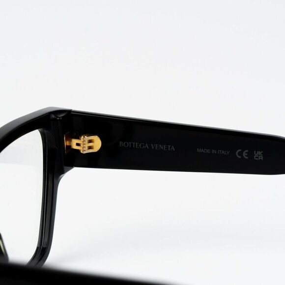 NEW Bottega Veneta BV1288O 001 Black Cat Eye Unisex Eyeglasses - Picture 8 of 11